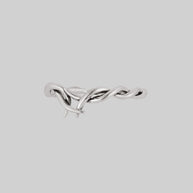 silver twist ring