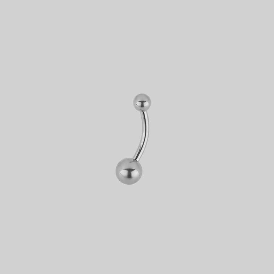 Titanium Belly Bar - Silver Titanium Belly Bar - Silver