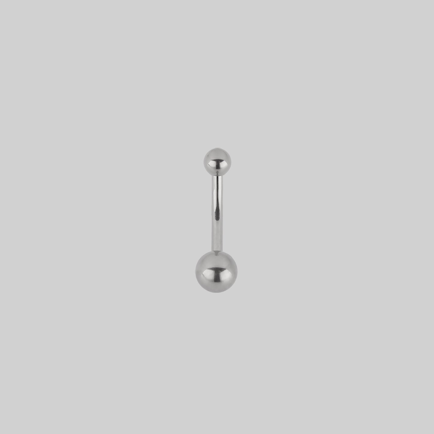 Titanium Belly Bar - Silver
