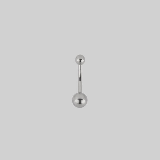 Titanium Belly Bar - Silver