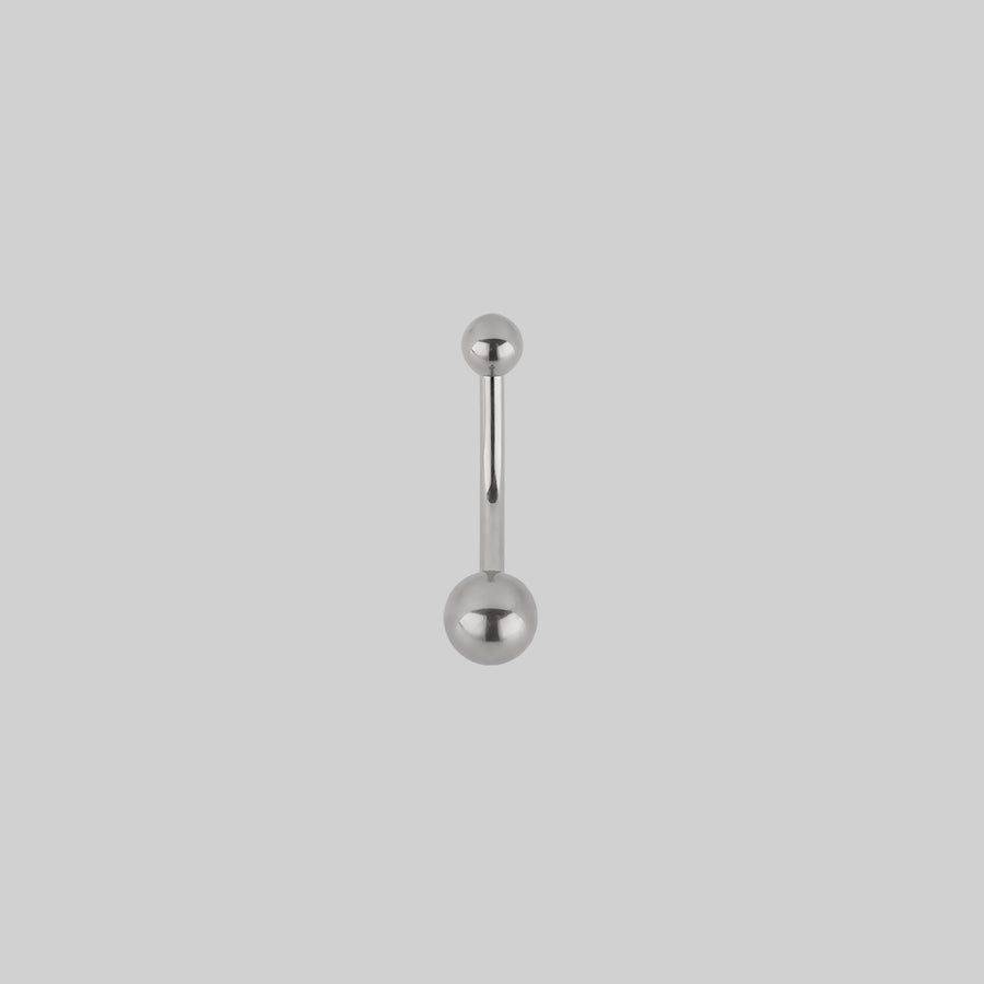 Titanium Belly Bar - Silver Titanium Belly Bar - Silver