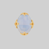 gothic galaxy opalite ring gold