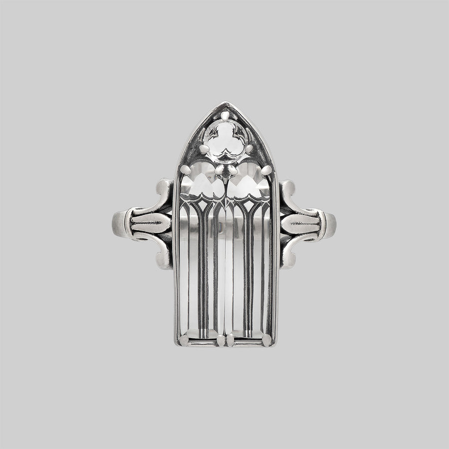 Gothic Cathedral Glass Window Ring