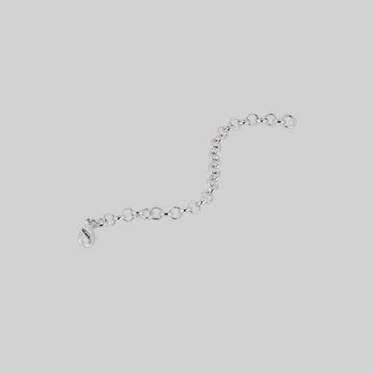 The Extender Chain - Sterling Silver Plated Brass