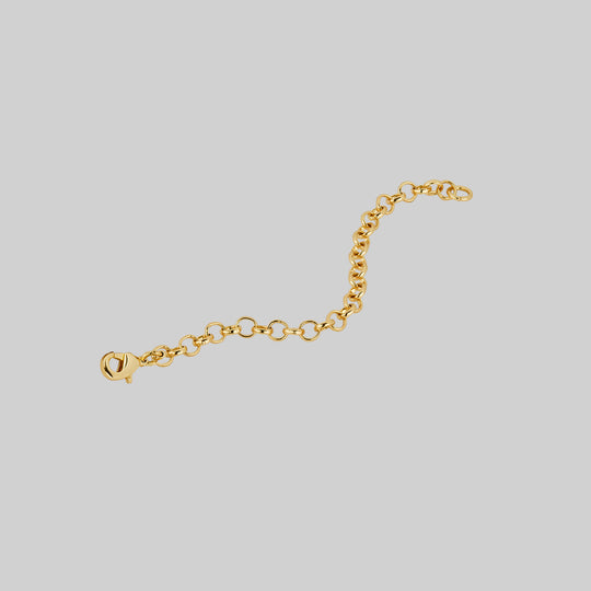 The Extender Chain - 18K Gold Plated Brass