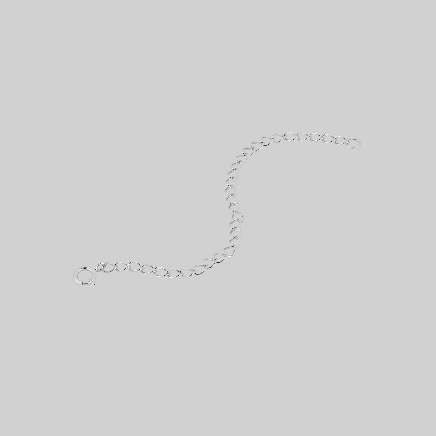 Sterling silver extender chain