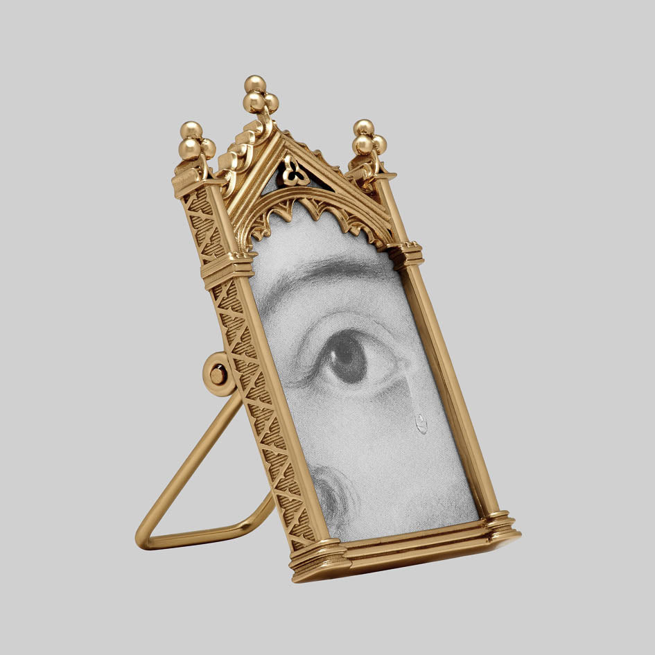Gothic gold vintage window cathedral mini photo frame