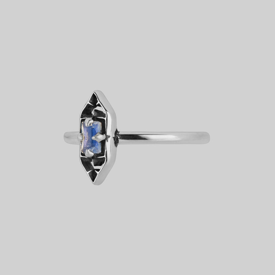 IVAN. Gothic Window Opalite Ring - Silver gothic window opalite ring silver
