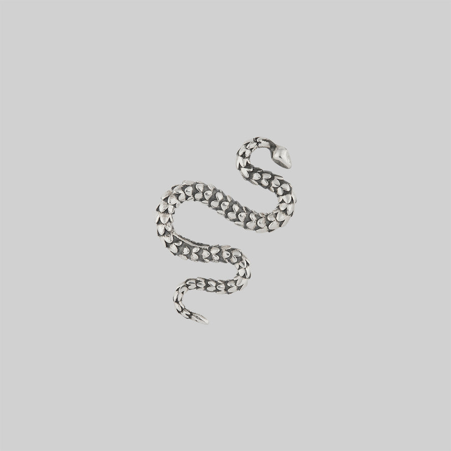 MINERVA. Snake Stud Earring - Silver MINERVA. Snake Stud Earring - Silver