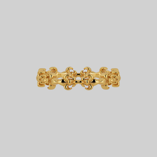 MUTINY. Medieval Band Ring - Gold