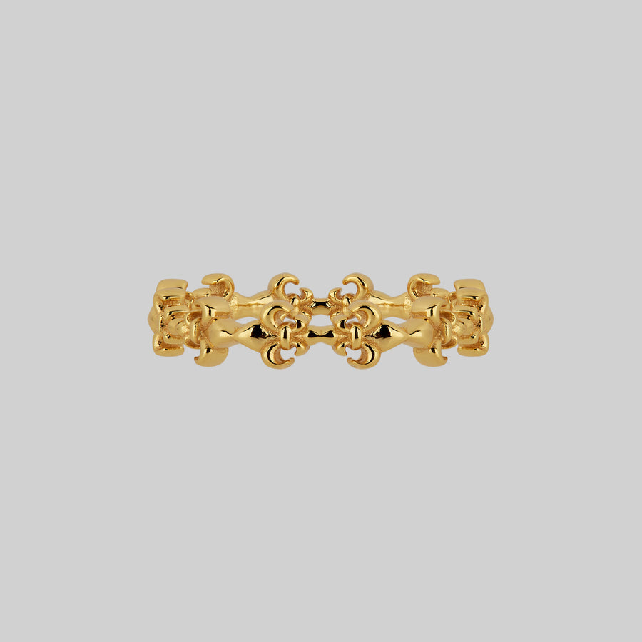 MUTINY. Medieval Band Ring - Gold