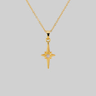 star flare opalite necklace gold