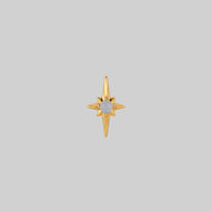 cosmic star cartilage stud earring gold