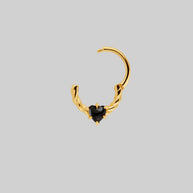 gold twisted septum ring