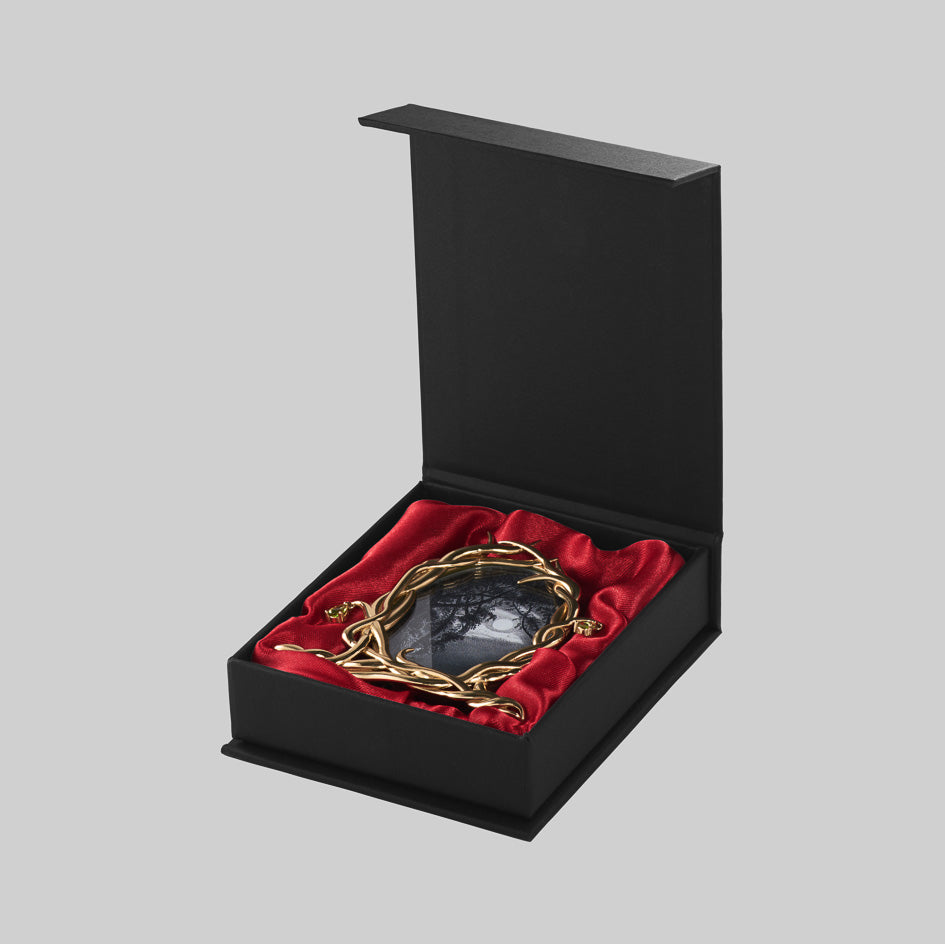 Swamp roots gold gothic forest vintage mini photo frame box