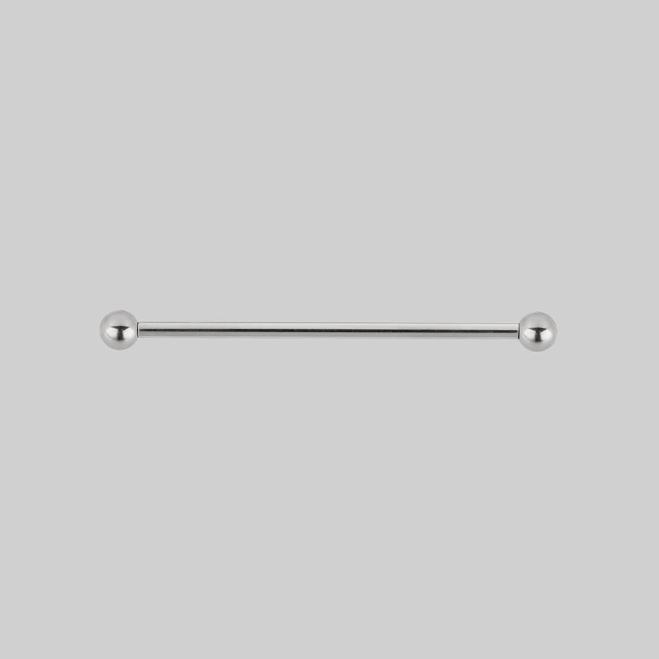 Titanium straight barbell piercing