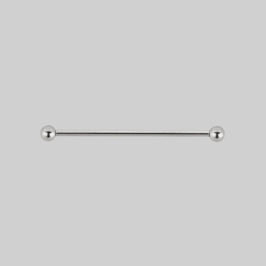 Titanium Straight Barbell - Silver