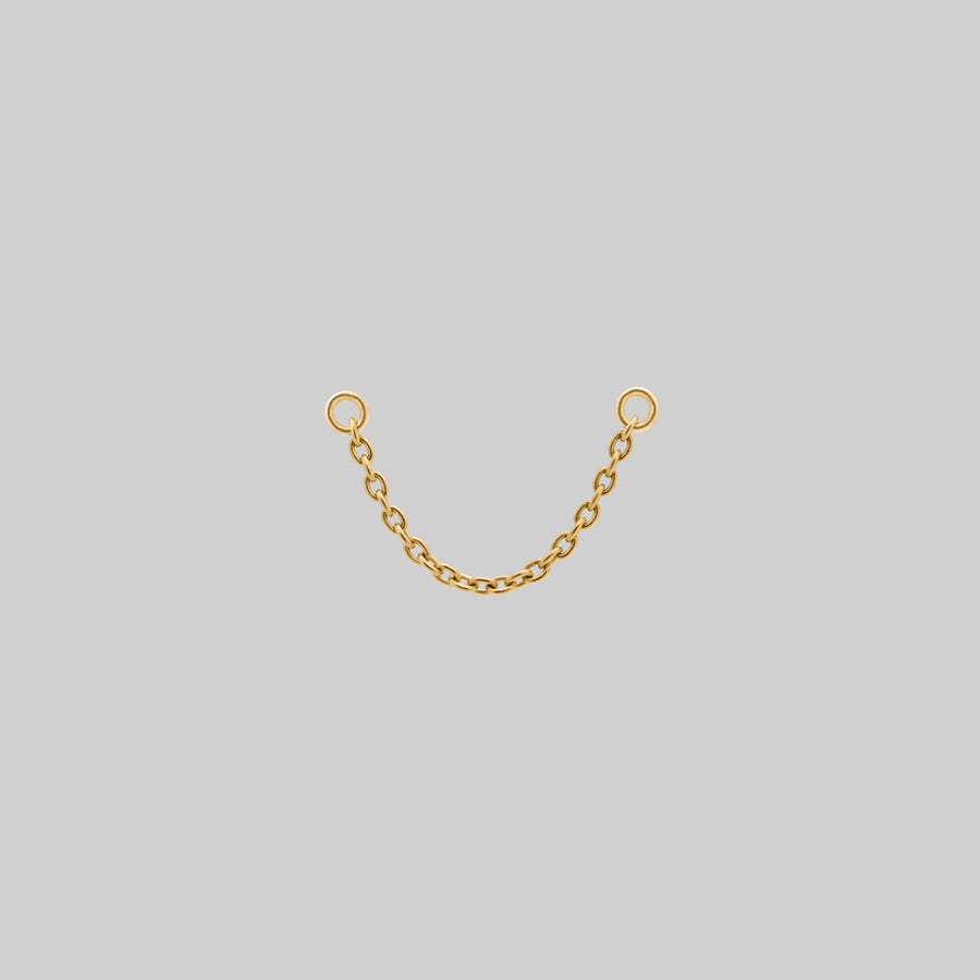 Titanium Piercing Chain - Gold