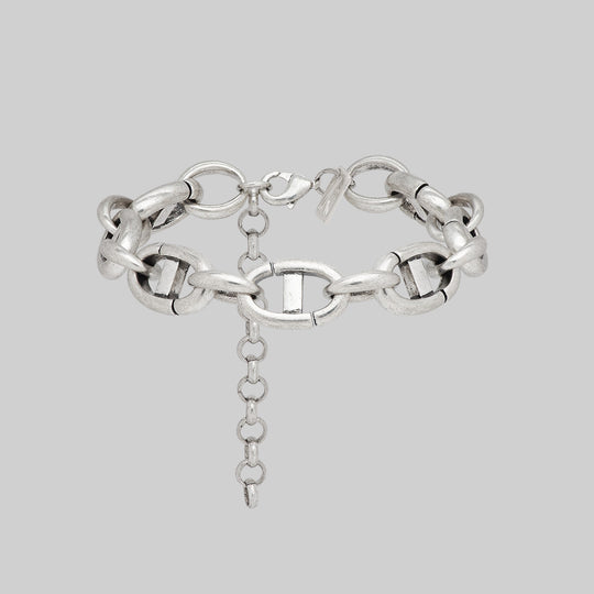 XAVIER. Chunky Link Bracelet - Silver