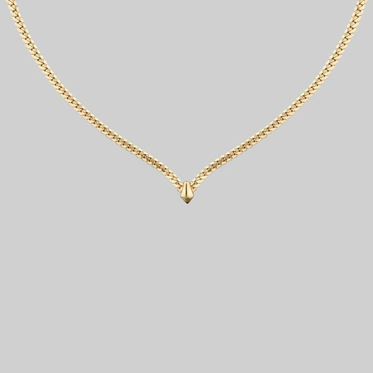 The Chevron Collar - Gold