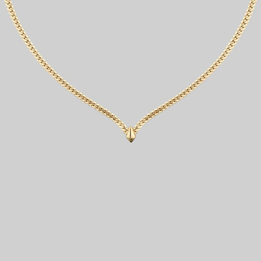 The Chevron Collar - Gold