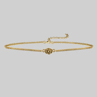 Small rose gold necklace