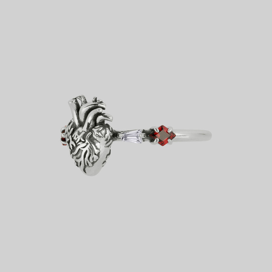 ALL MY HEART. Anatomical Heart Ring - Silver ALL MY HEART. Anatomical Heart Ring - Silver