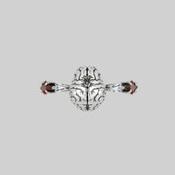 ALL MY MIND. Anatomical Brain Ring - Silver