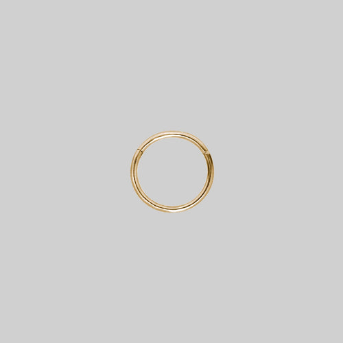 TUTSI EXTRA MINI. Gold Septum Clicker Ring
