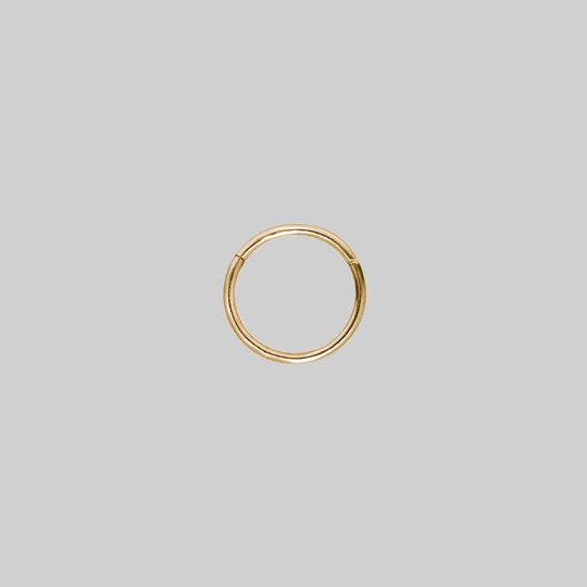 LARA. Gold Titanium Clicker Ring