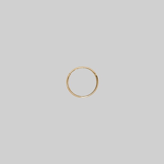 LARA. Gold Titanium Clicker Ring