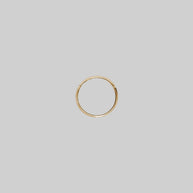 A small gold clicker ring with a simple design 8mm x 0.8mm
