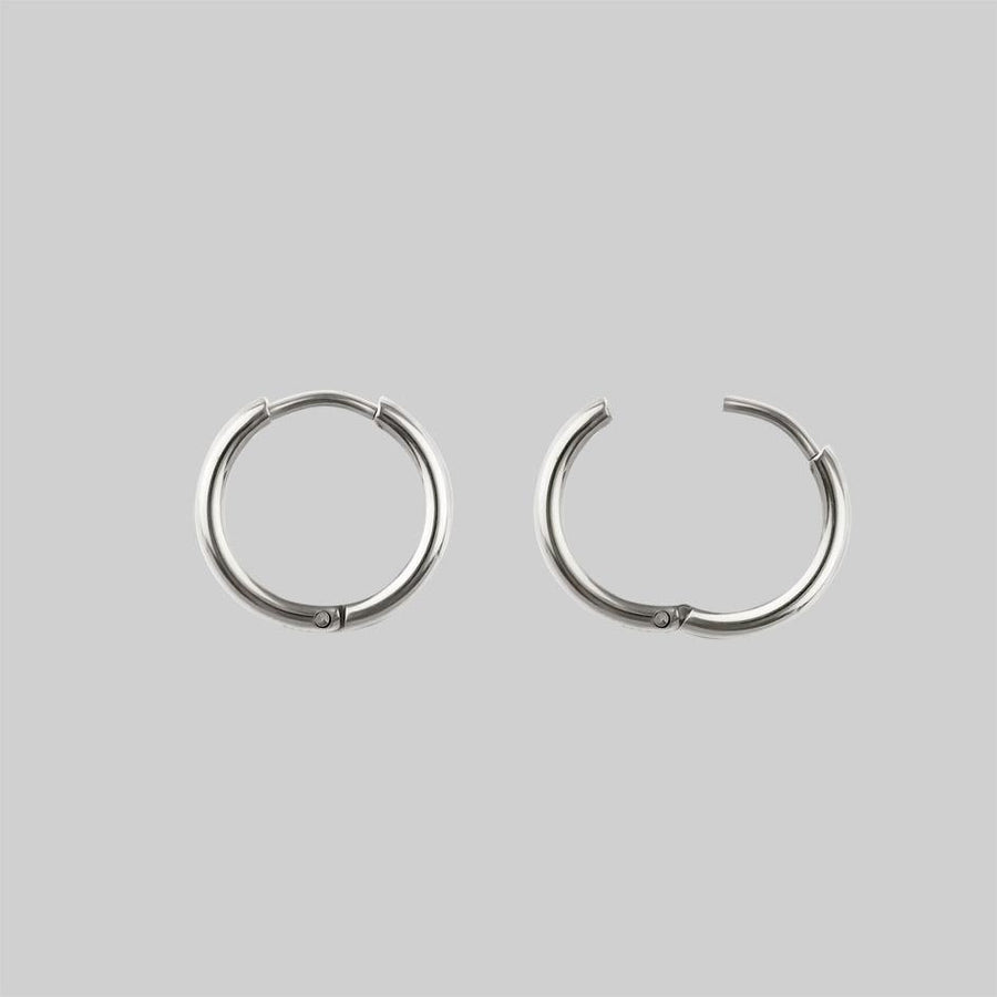 MOIRA. Snake Wrap Hoop Earrings - Silver MOIRA. Snake Wrap Hoop Earrings - Silver