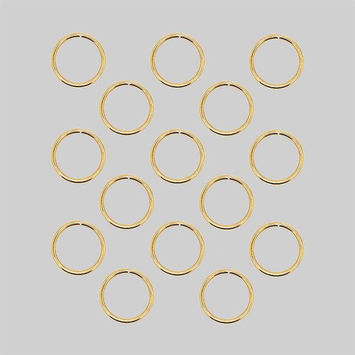 EQUINOX. Celestial Path Chain Hoop Earrings - Gold