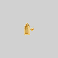 gold tracery arch ear stud
