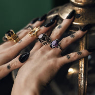 Large amethyst ring