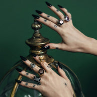 Large gothic rings