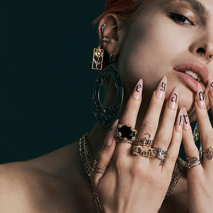 Sterling silver web ring