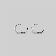 Small silver hoops