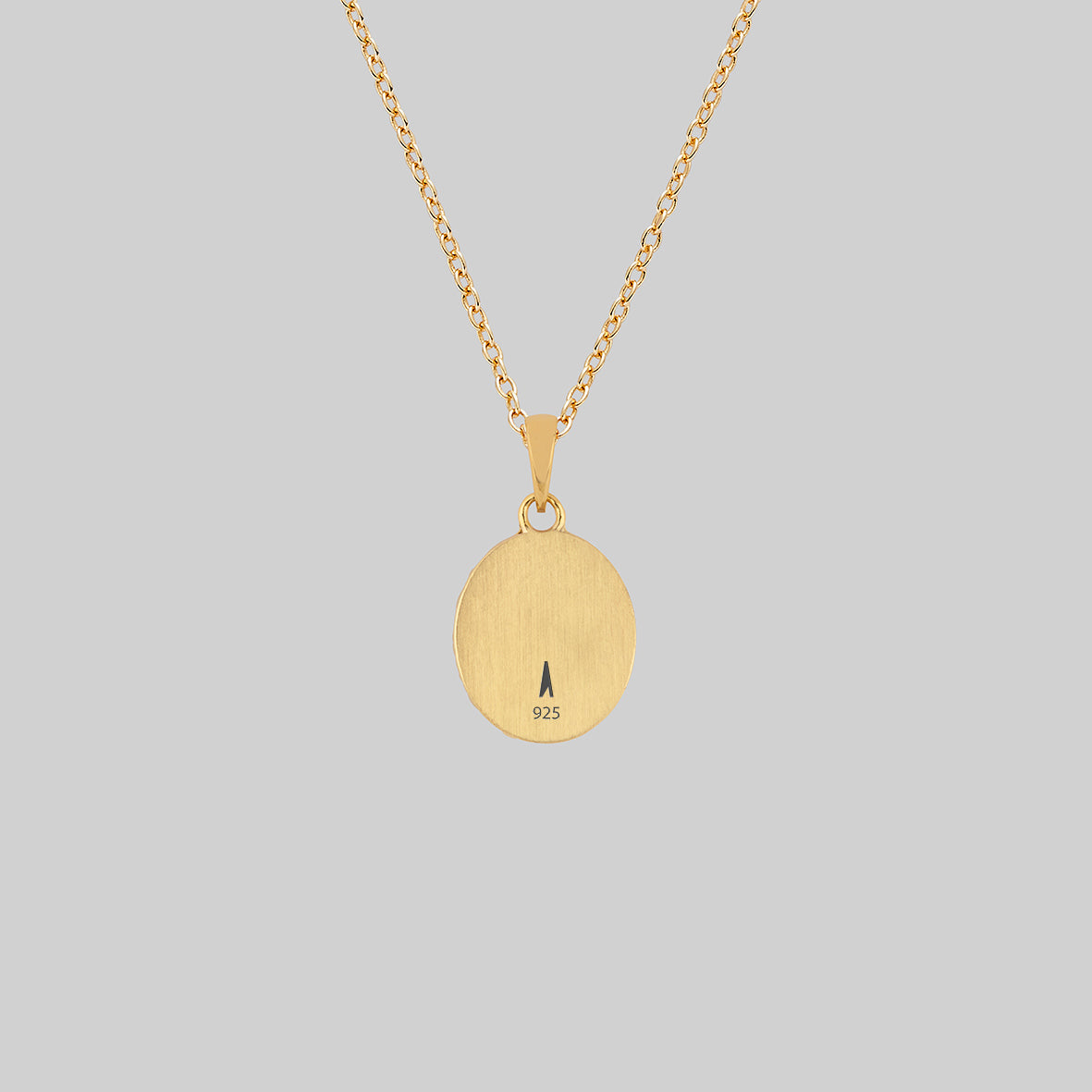 TILL DEATH™. Promise Medallion Pendant Necklace - Gold