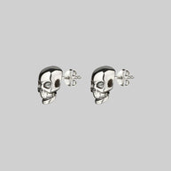 gothic stud earrings skulls