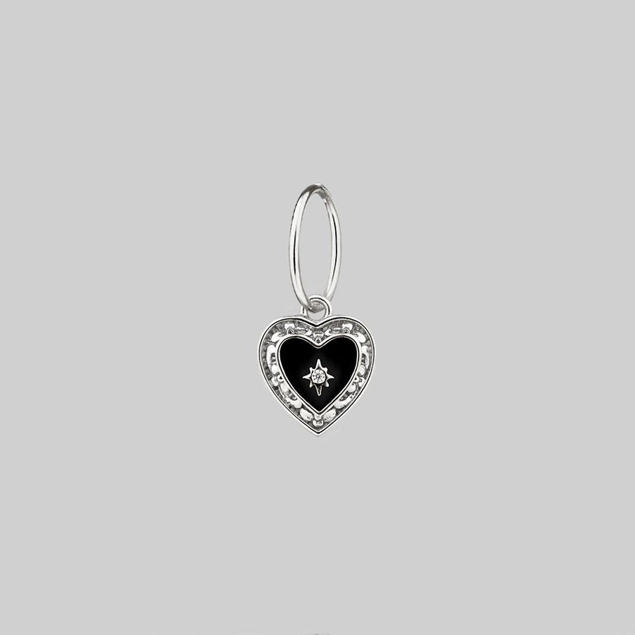delicate heart hoops