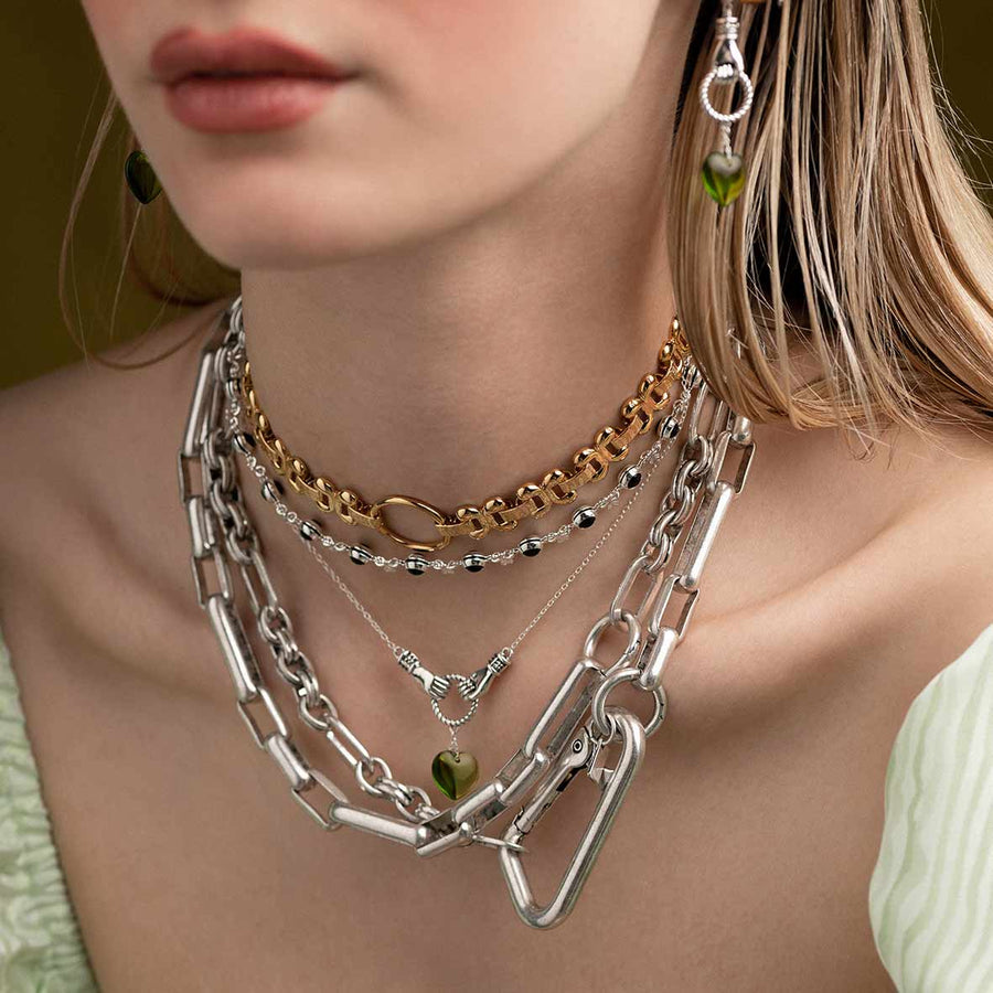 BRIDGET. Fancy Link Chain Choker - Gold BRIDGET. Fancy Link Chain Choker - Gold