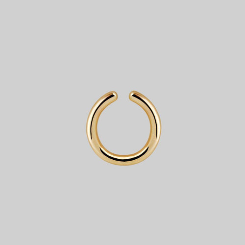 MAN IN THE MOON. Gold Clicker Ring - Septum