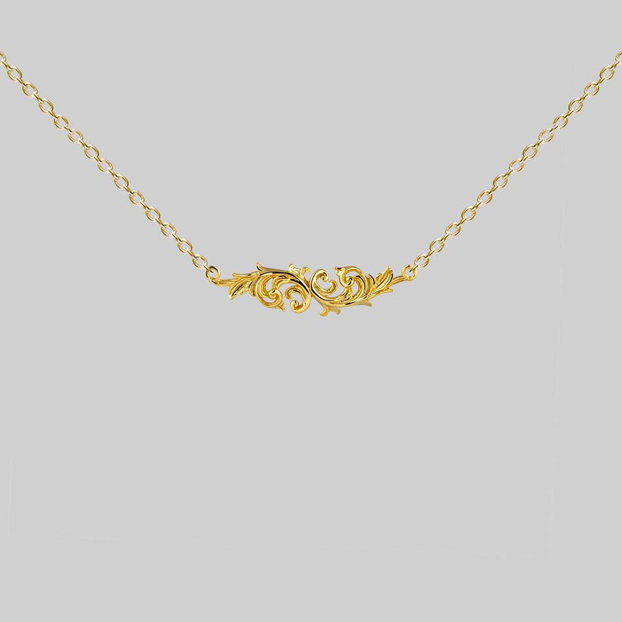 orante flourish collar gold