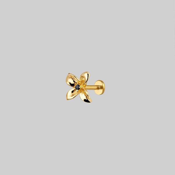 Small gold hotsell flower earrings