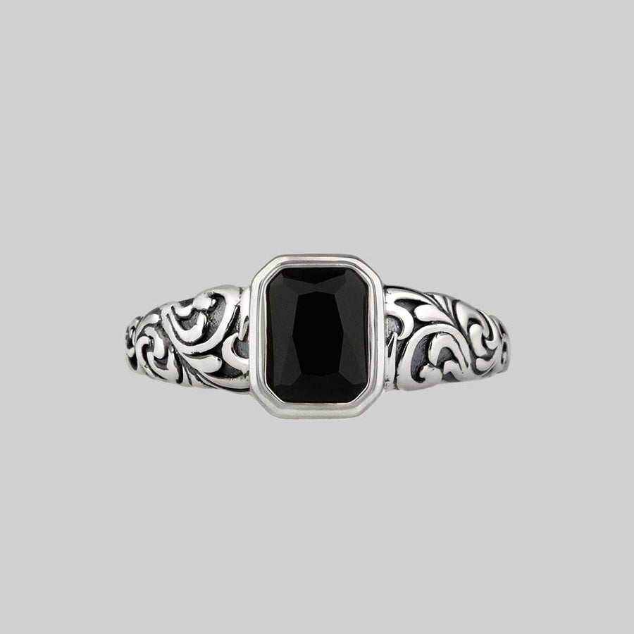 IN MEMORIAM. Onyx Ashes Cremation Ring