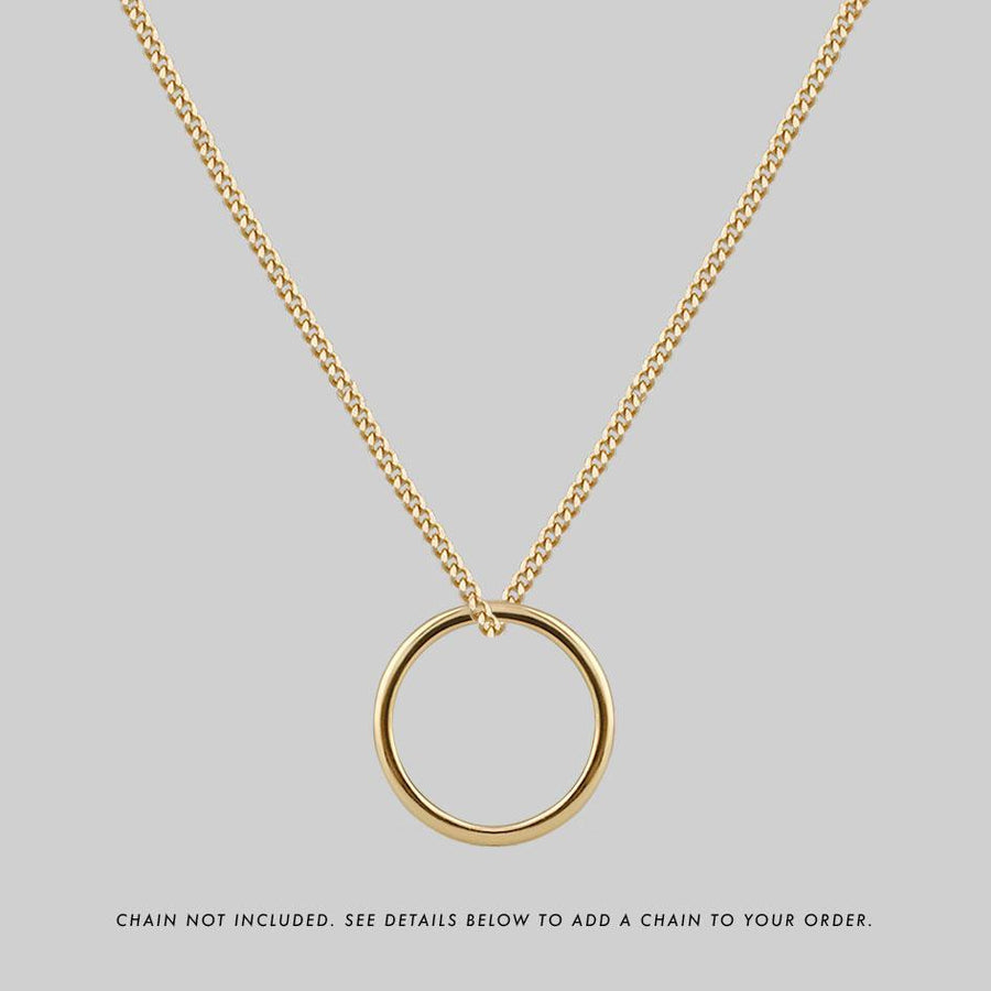 United Hearts Death Only Parts Posie Ring - Gold Gold posie ring necklace, long gold necklace chain