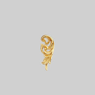 swirl detail cartilage earring