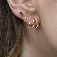 Claw earring gold